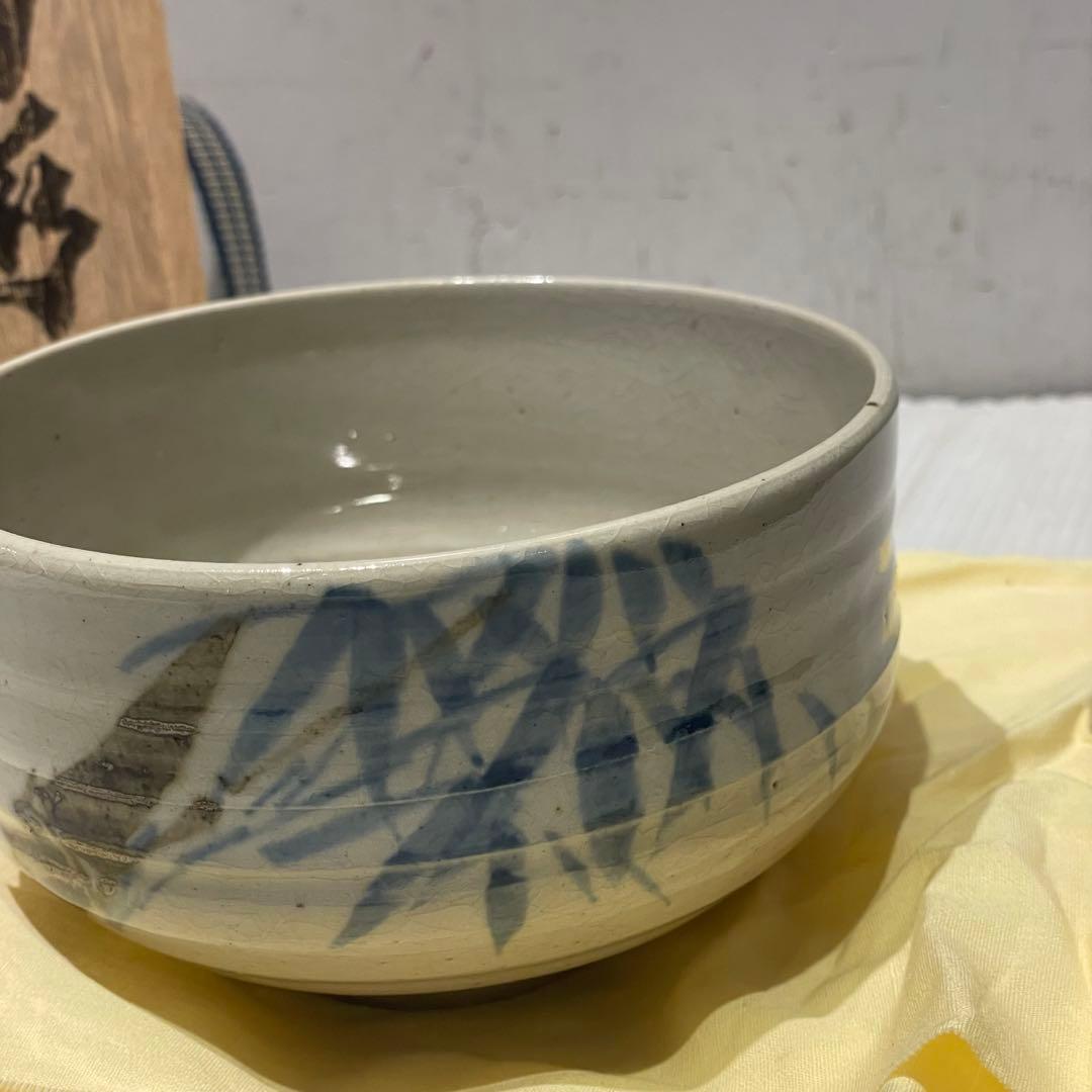 新品　鳥取県　浦富焼　白磁　茶碗　抹茶碗　コレクション　インテリア