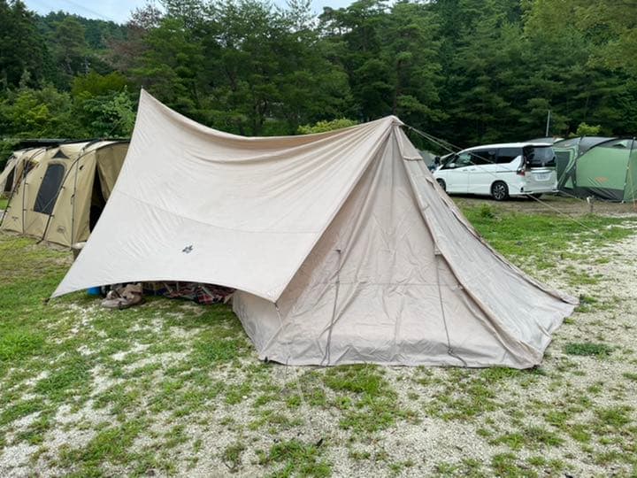 ロゴス　ワンポールテント、タープ、マット、グランドシート付　350-BJ