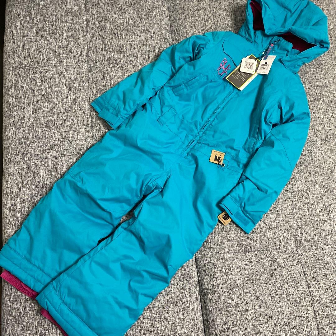 新品未使用　バートン　スノボウェア　ジャンプスーツ　つなぎ120ぐらい　ガールズ