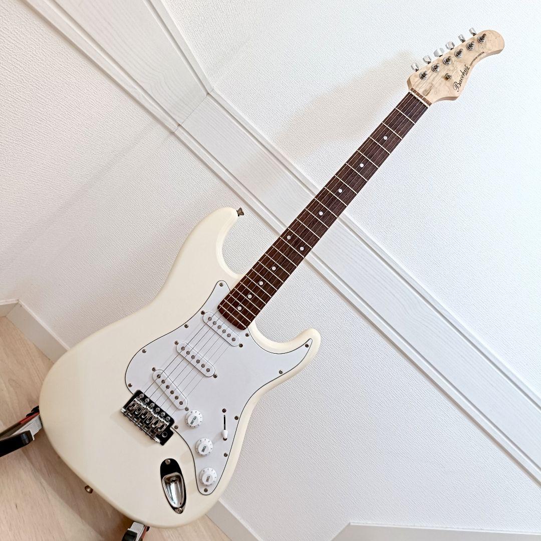 メンテ済｜Bacchusストラトキャスター ホワイト
