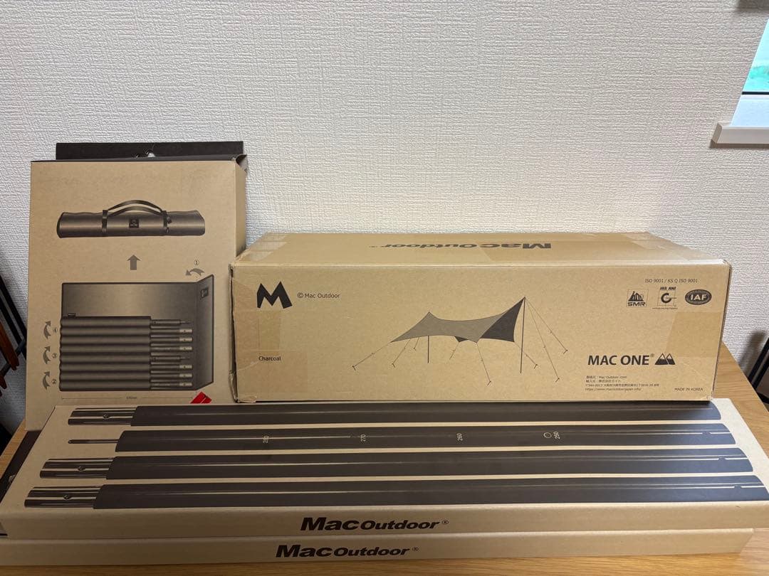 マックワンタープ　チャコール　Mサイズ