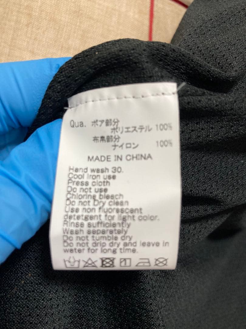 FR2 GOLF ボアフリース　刺繍ロゴ　バックプリント　切替　黒　ゴルフフェア