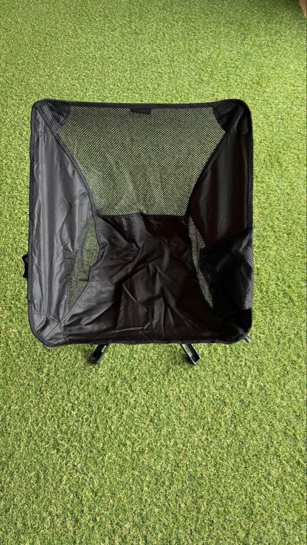 ポータブル アウトドアチェア ブラック