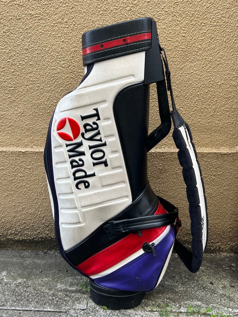 Taylor Made キャディバッグ 白/黒/赤/紫　ビンテージ　オールド