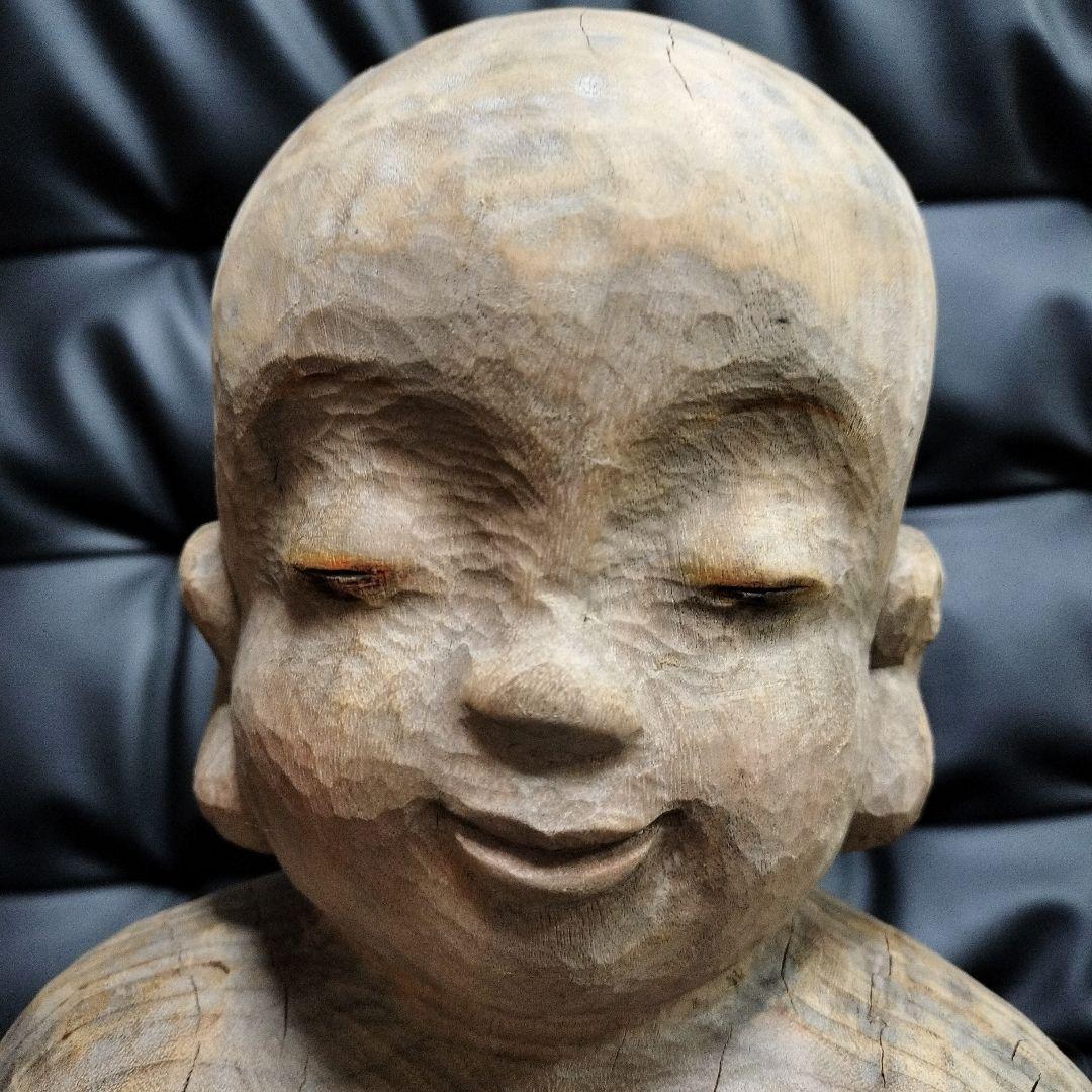 世界的名工 前島秀章 木彫 1992年春作 美術品 彫刻 オブジェ