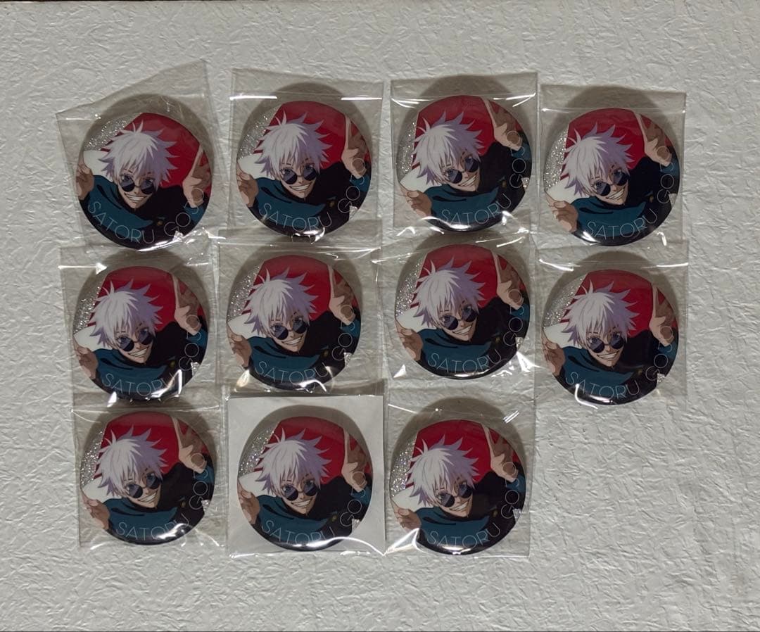 呪術廻戦 じゅじゅフェス2024 グリッター缶バッジ 五条悟