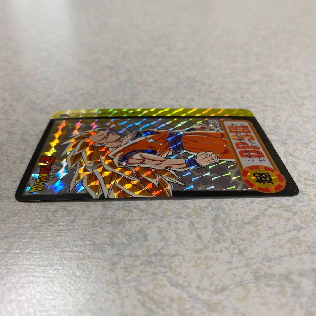 【美品】未剥がし品　希少　ドラゴンボールＺ　孫悟空　No.154