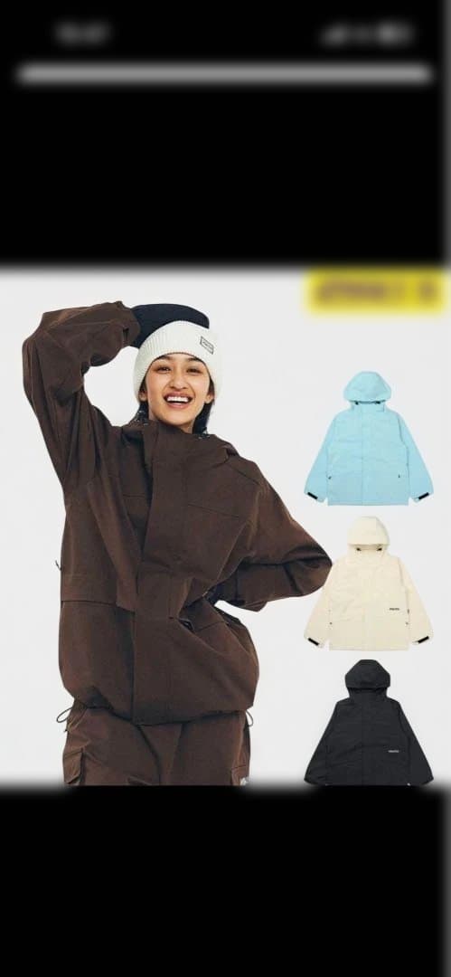 今期モデルNIKTA ニキータ　スノーボードウェアセット