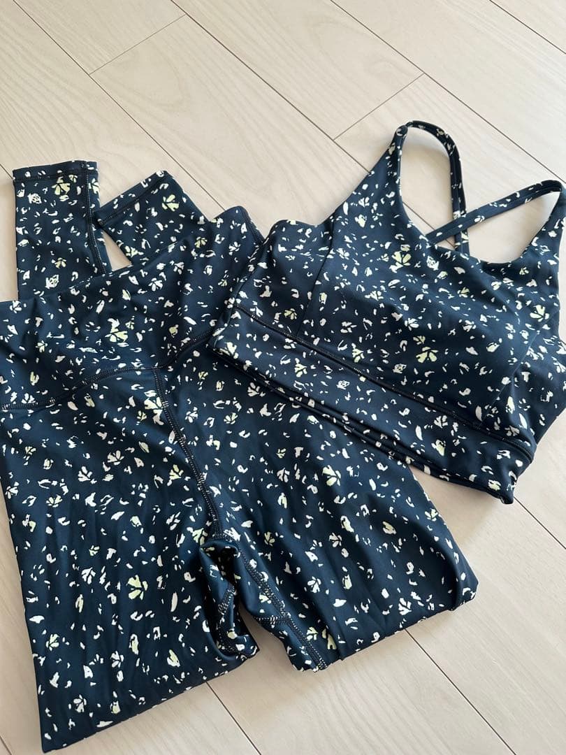 emmi yoga ヨガウェアのみ　ネイビー　0