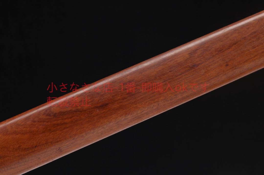 シンプル梅唐横刀酸枝木タイプ 古兵器 武具 刀装具 日本刀 模造刀 居合刀