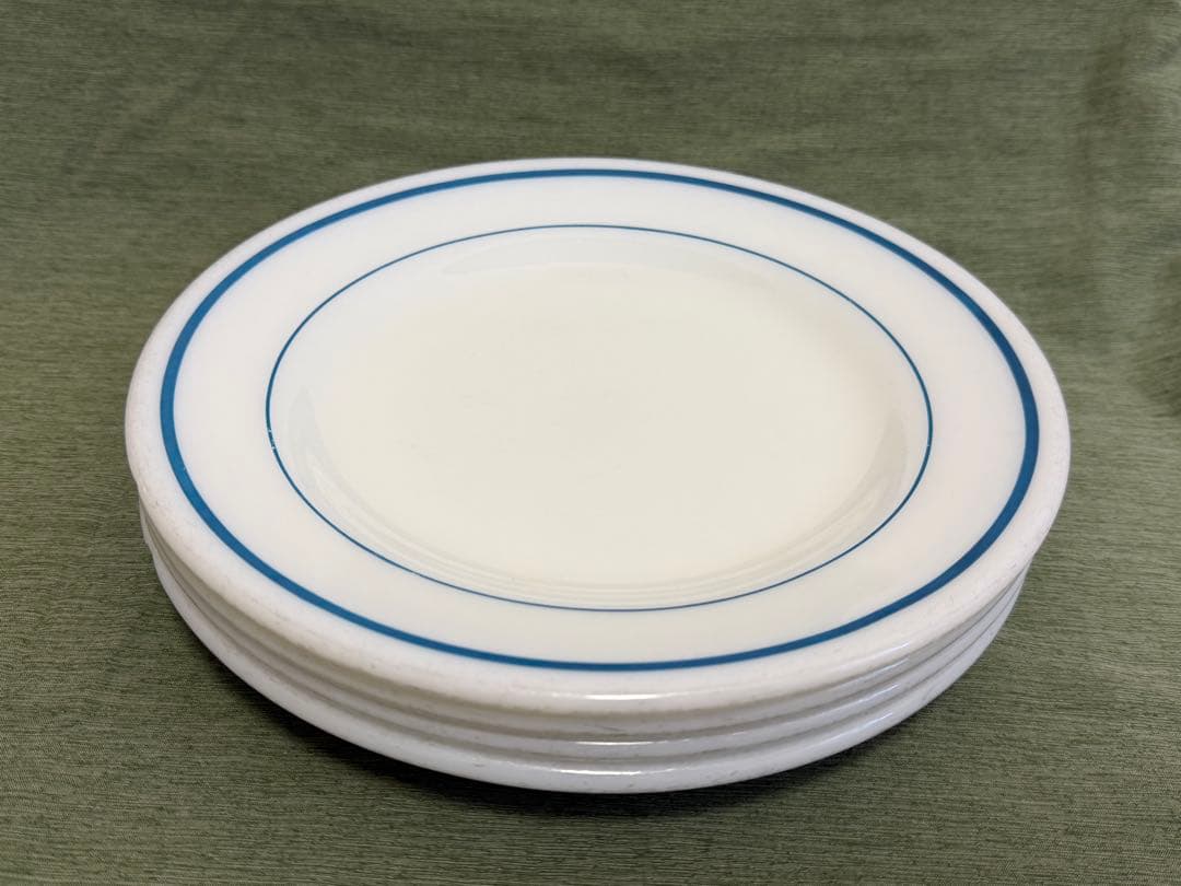 米軍 実物 PYREX ディナープレート 4枚 USN②