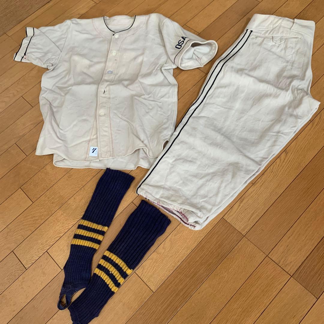 【希少】戦前戦後野球ユニフォームセットアップ 大阪阪神タイガース？
