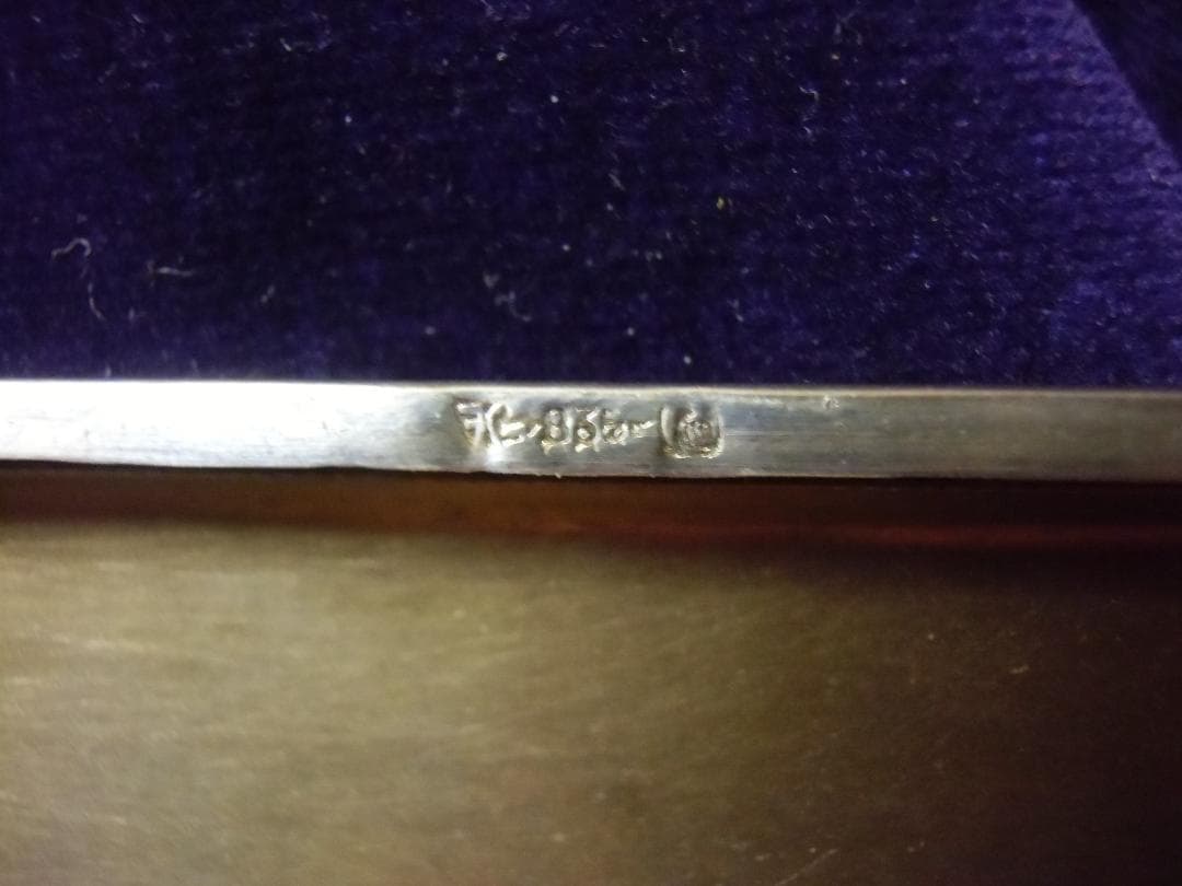 ⊞ドイツ軍＊イングレーブ入り９３５銀製シガレットケース（実物）