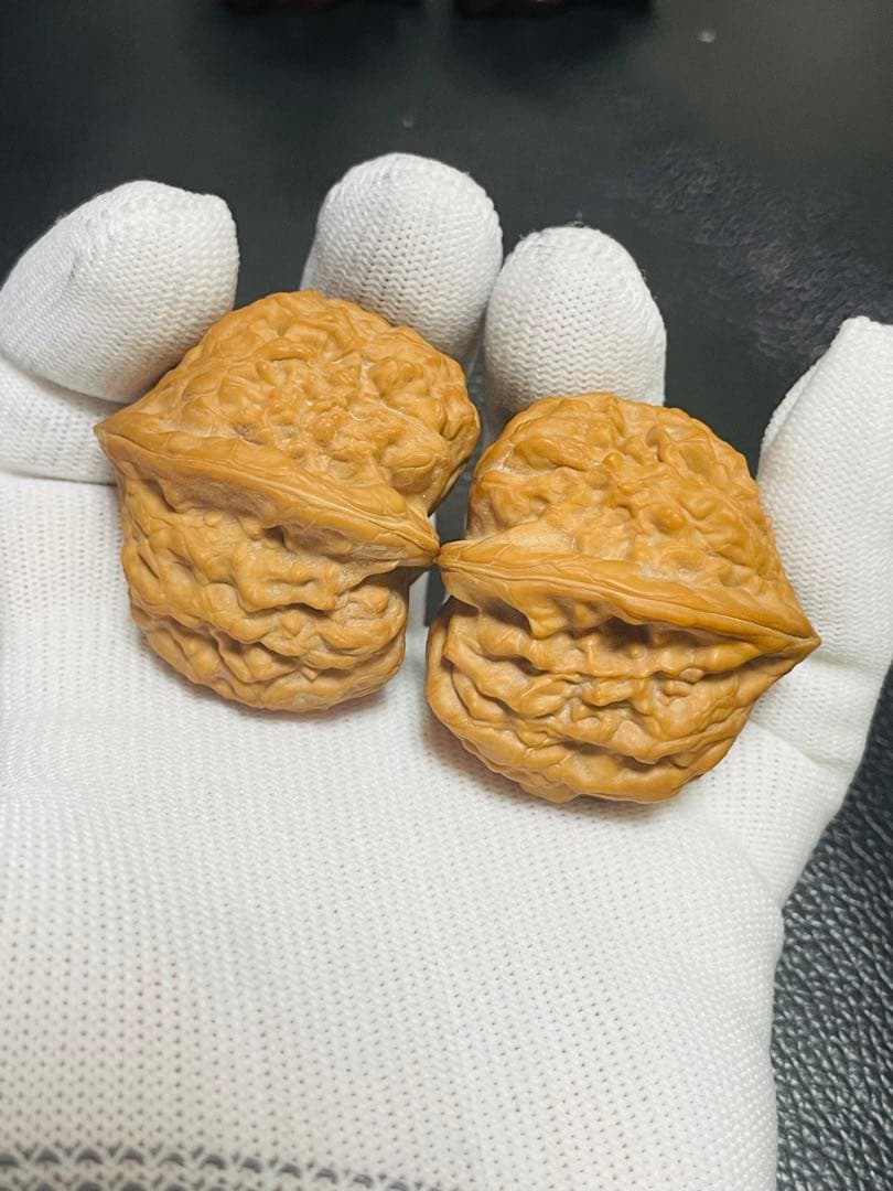 No.412❤️遊ぶクルミ　文玩核桃 希少変高級種山玖月元宝