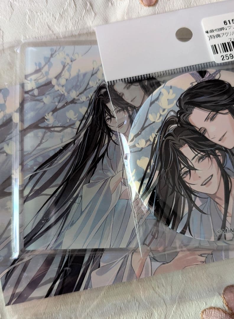 ヴィレッジヴァンガード特典缶バッジ コースター カード 魔道祖師サウンドトラック