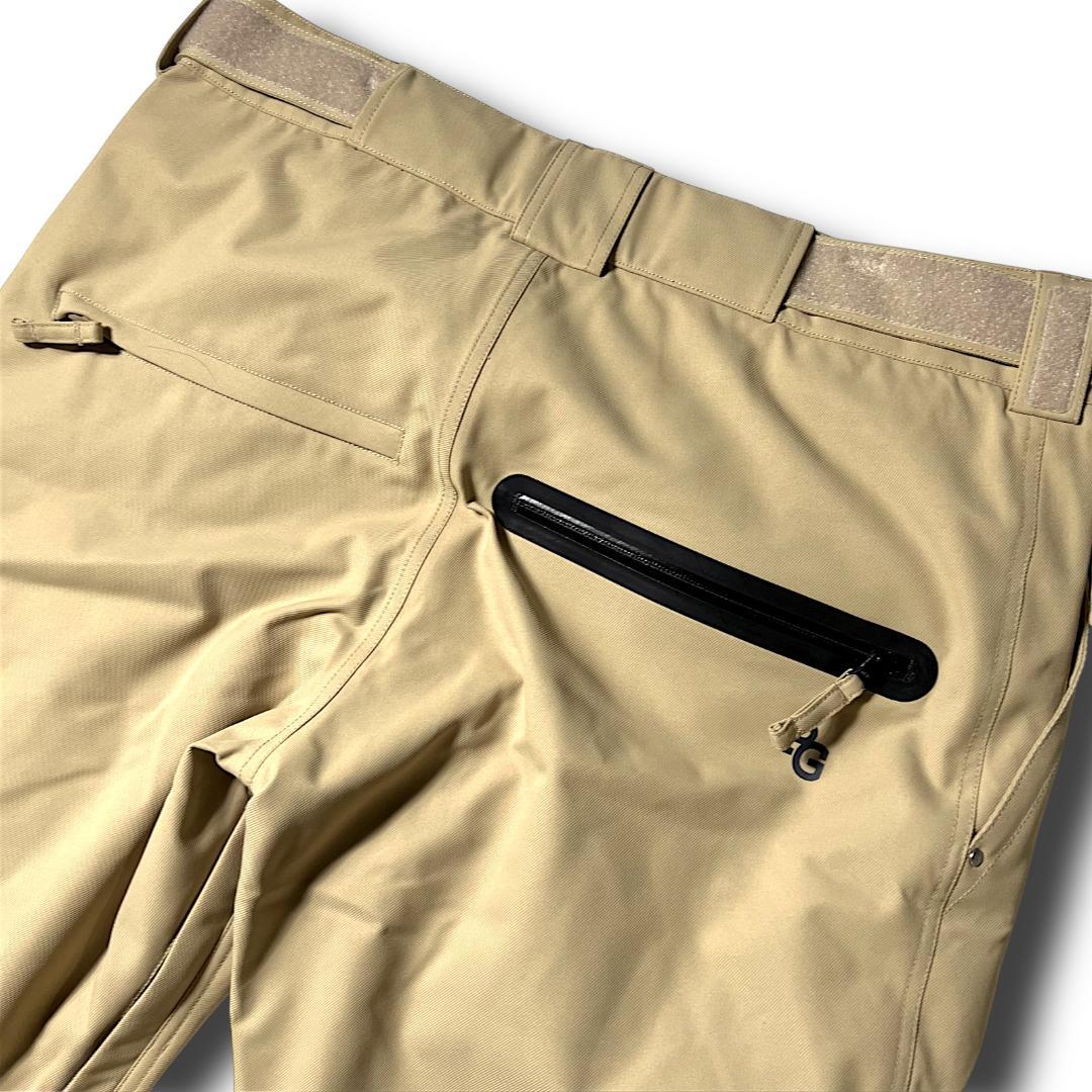 ベージュ パーリーゲイツ 定3.9万 防汚防水防風 ストレッチ スノーウェア M