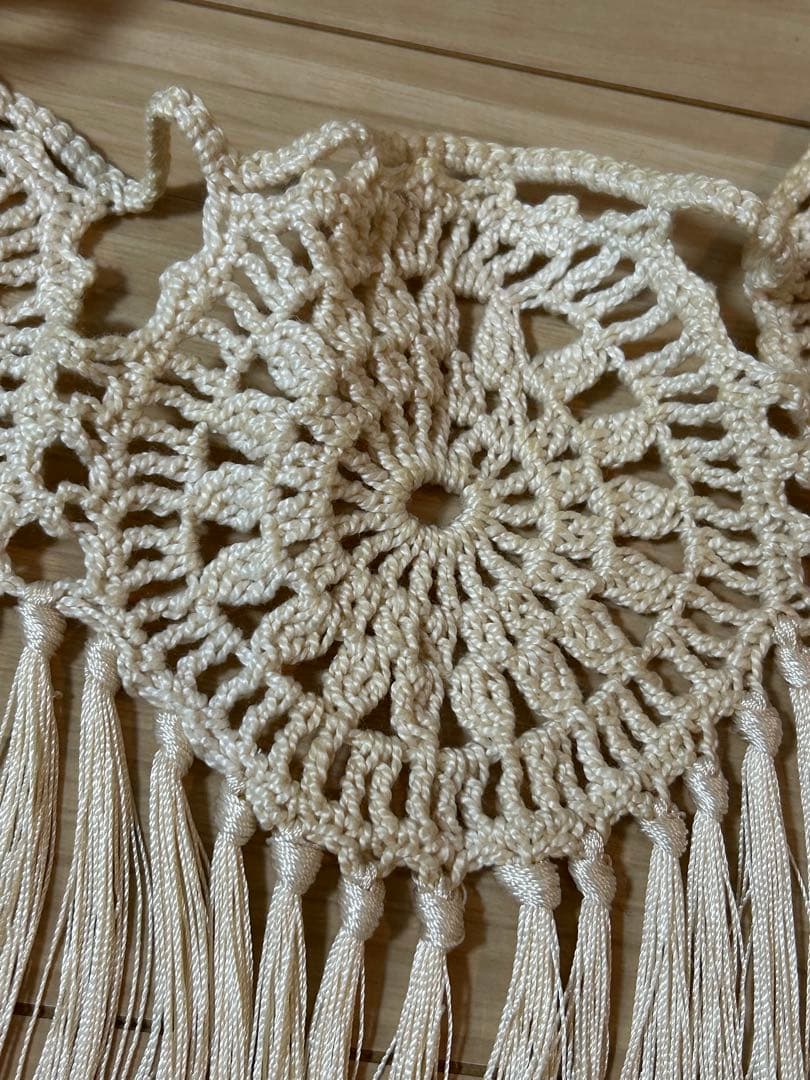 フラメンコ シージョ オフホワイト　クロチェ　SONIA JOHNES