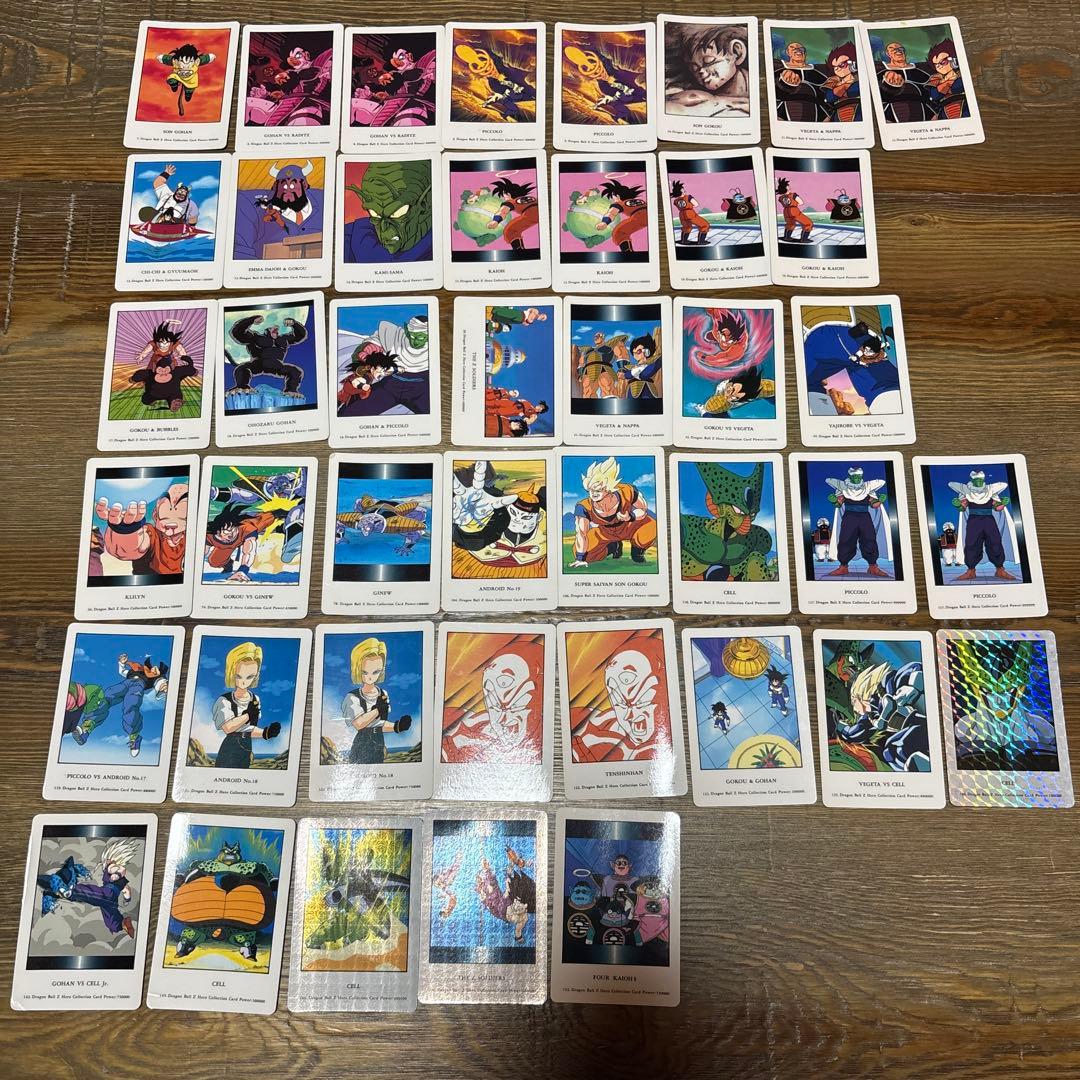 Vintage レア キラカード３枚 ドラゴンボールZ ヒーローコレクション