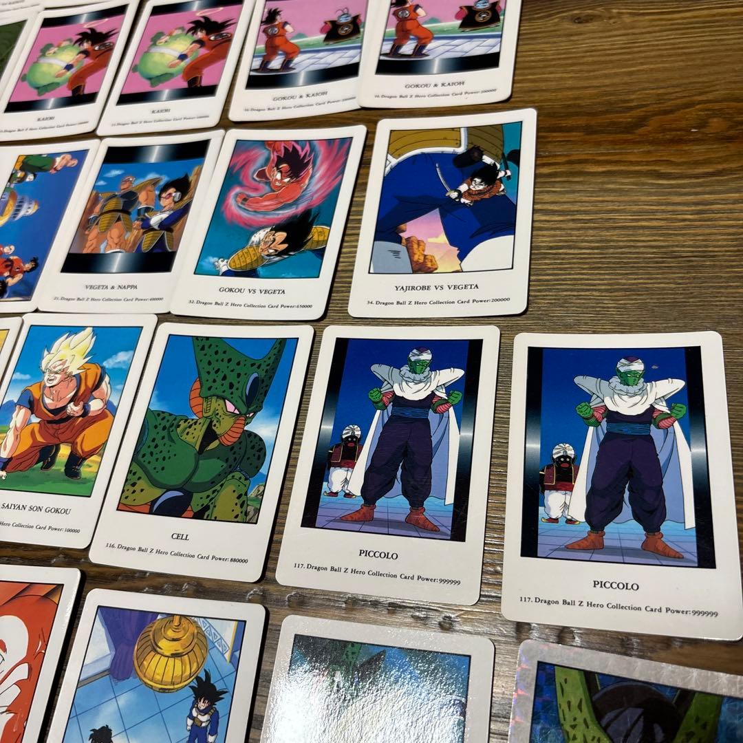 Vintage レア キラカード３枚 ドラゴンボールZ ヒーローコレクション