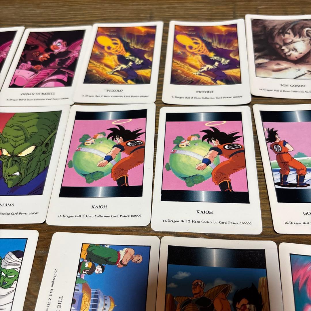 Vintage レア キラカード３枚 ドラゴンボールZ ヒーローコレクション