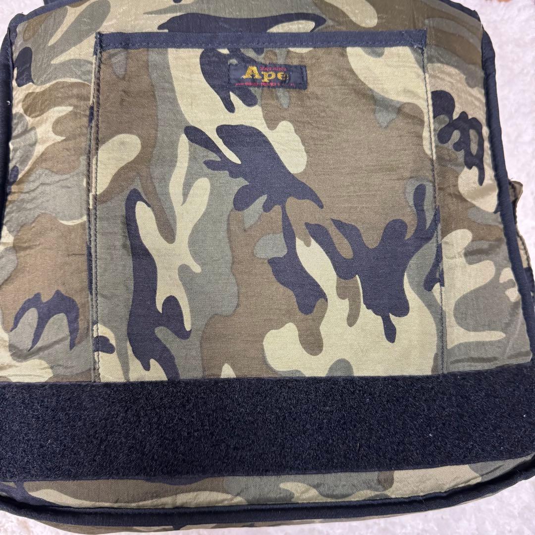 初期A BATHING APE / ベイシング エイプ　レコードバッグ　カモフラ