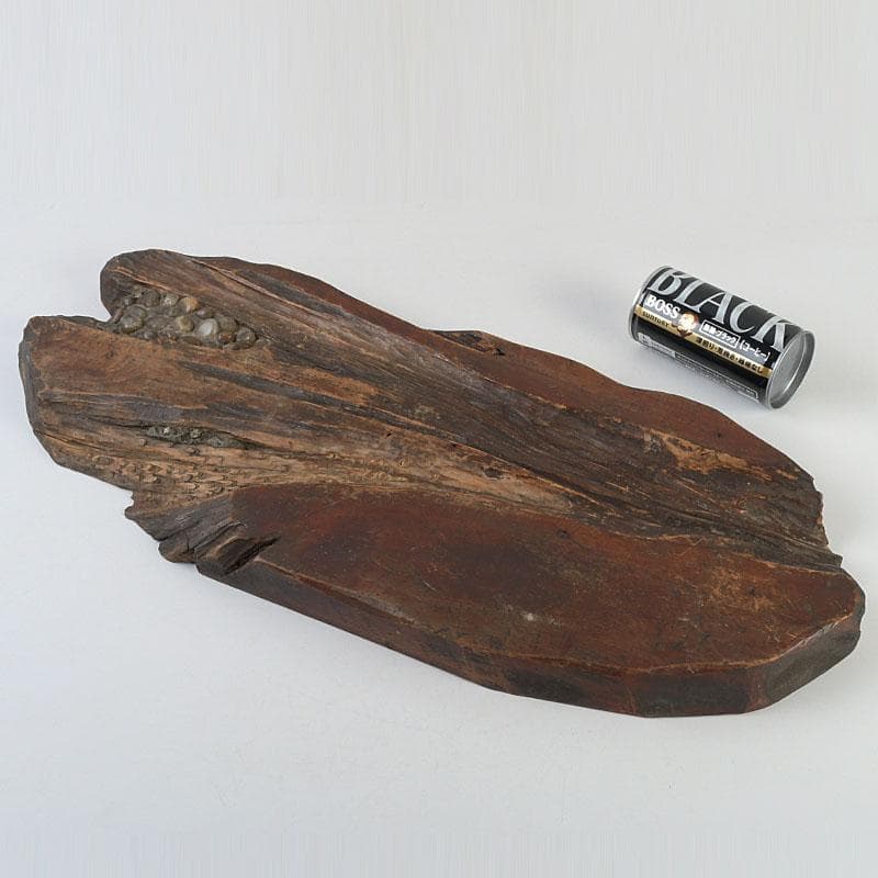 天然木　敷板　飾台　煎茶台　重さ約1443ｇ　V　9350