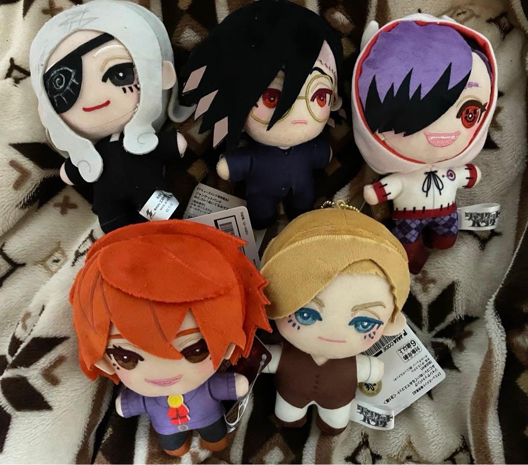 ジャンケットバンク　みにコレ　ぬいぐるみ　マスコット　全5種セット