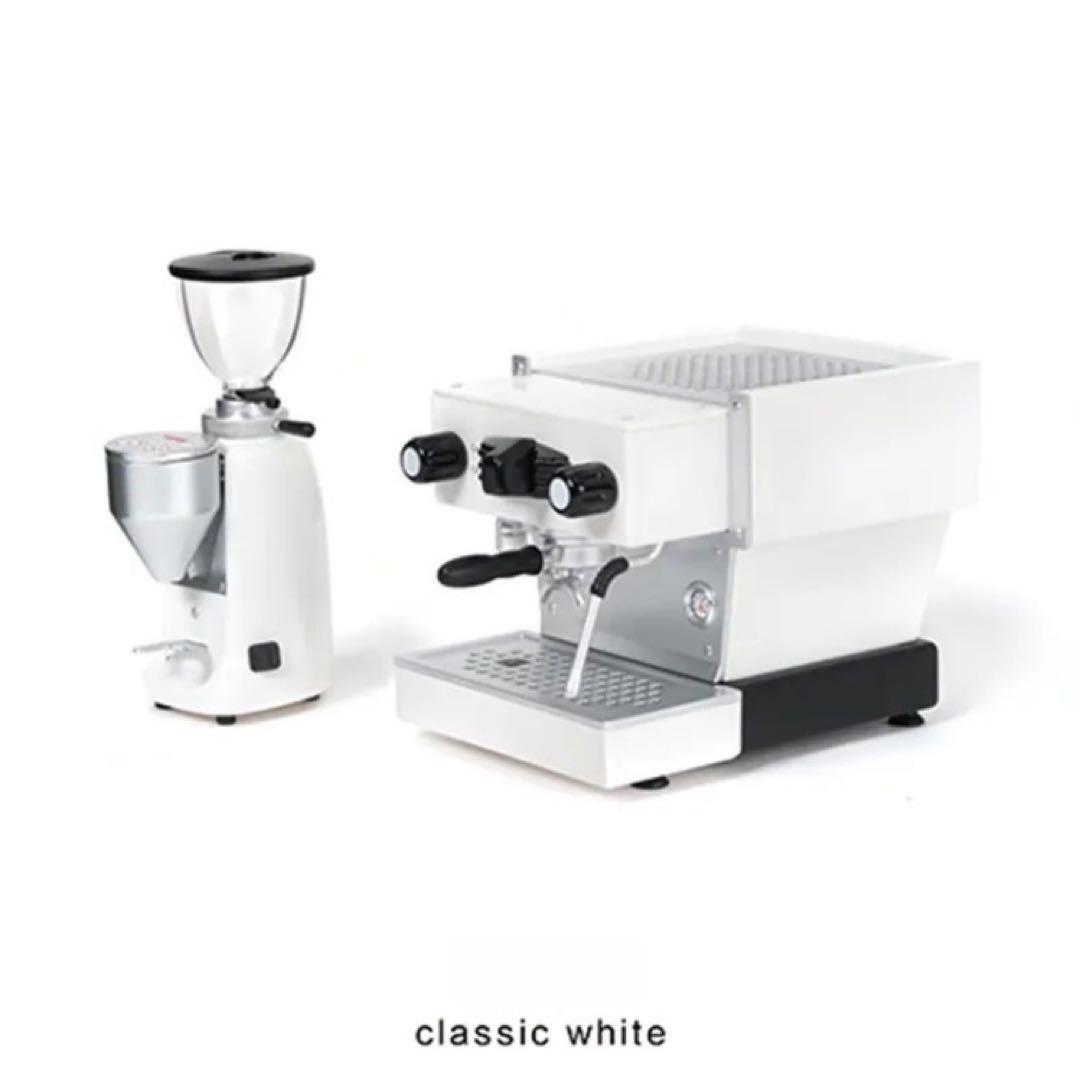 ミニチュア　コーヒーマシン　エスプレッソマシン　ホワイト　ドールハウス