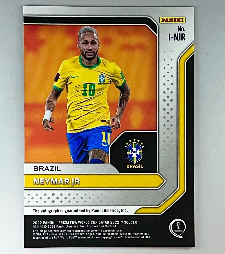 【限定直筆サイン!】ネイマール ワールドカップ ブラジル代表 パリ Panini