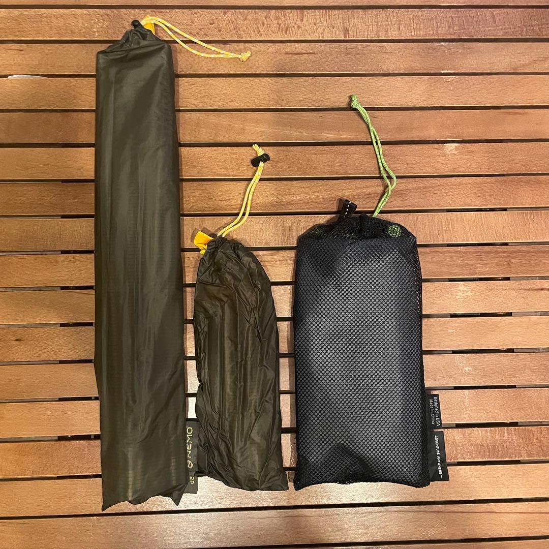 【一回使用】Nemo ニーモ アトム2p キャニオン フットプリント付 新ロゴ