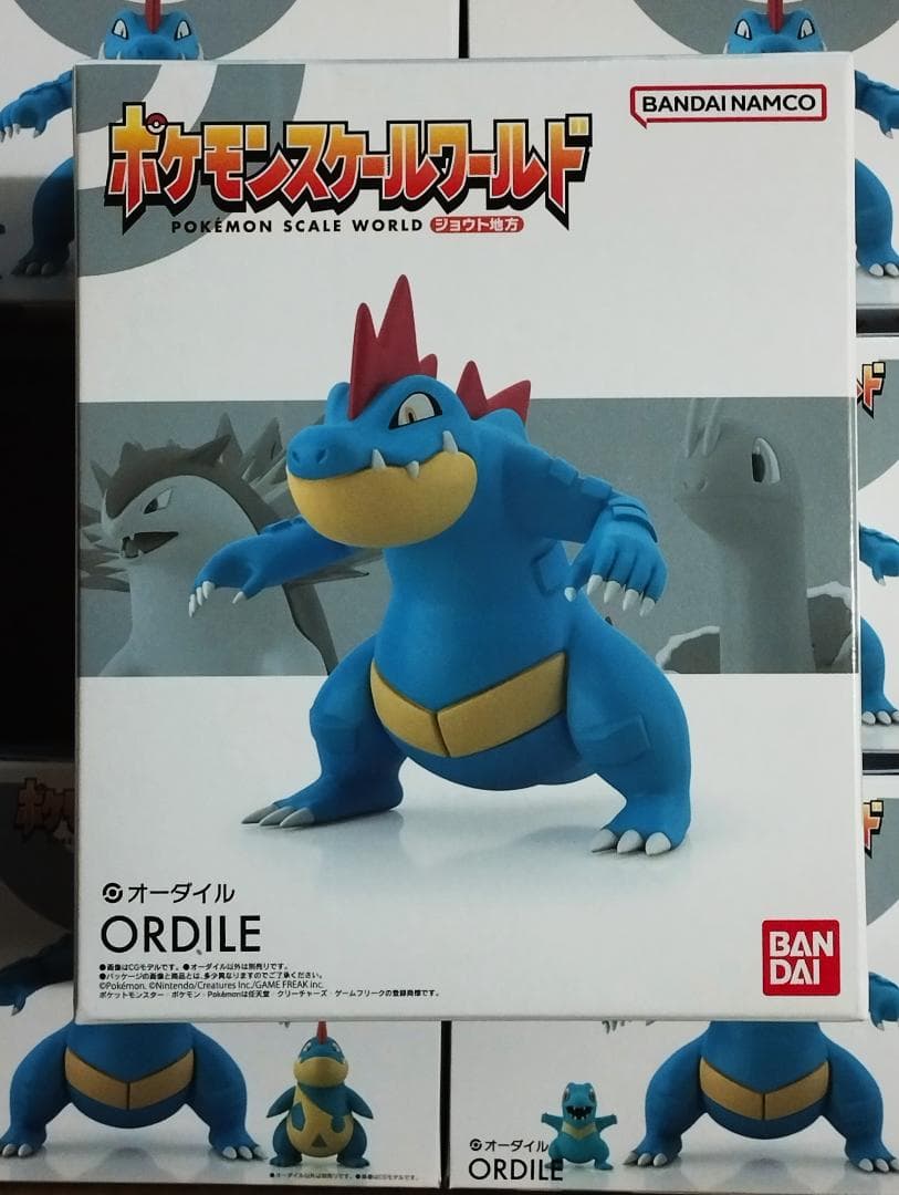 2種 オーダイル メガニウム ポケモンスケールワールド ジョウト地方 未開封