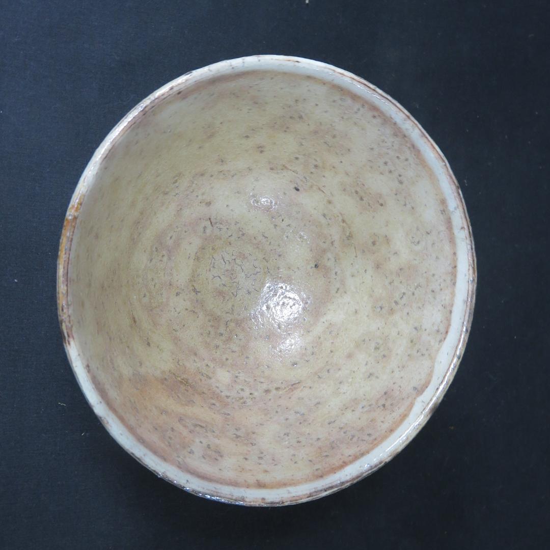 茶碗 萩焼 十三代 新庄寒山 宗家 木箱 共箱 抹茶碗 茶器 茶道具