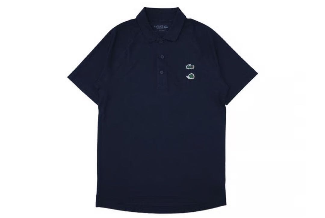 クラブハウス ラコステコラボシャツ ネイビー M clubhaus