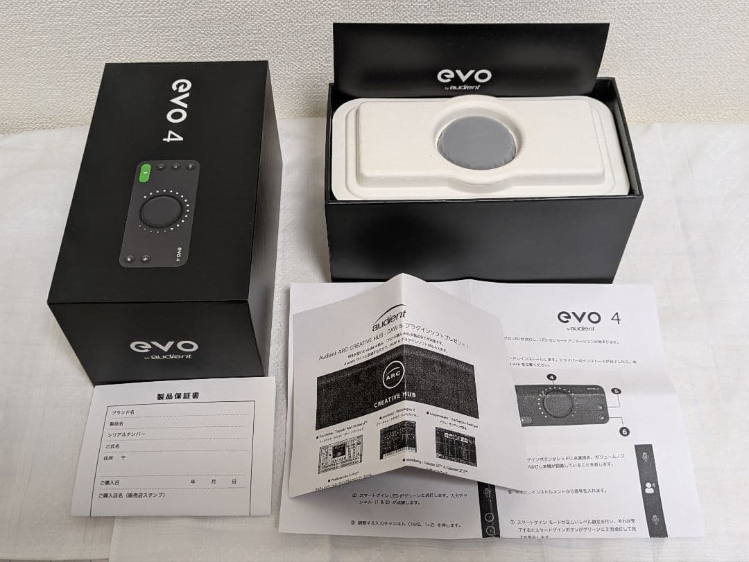 AUDIENT evo4 オーディオインターフェイス 2in2out USB-C