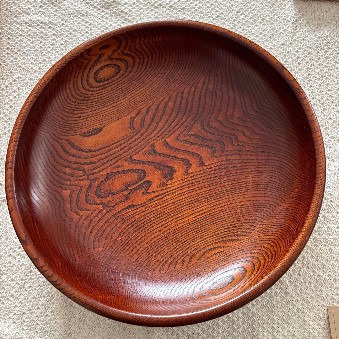 【特大】大鉢　菓子鉢　拭き漆