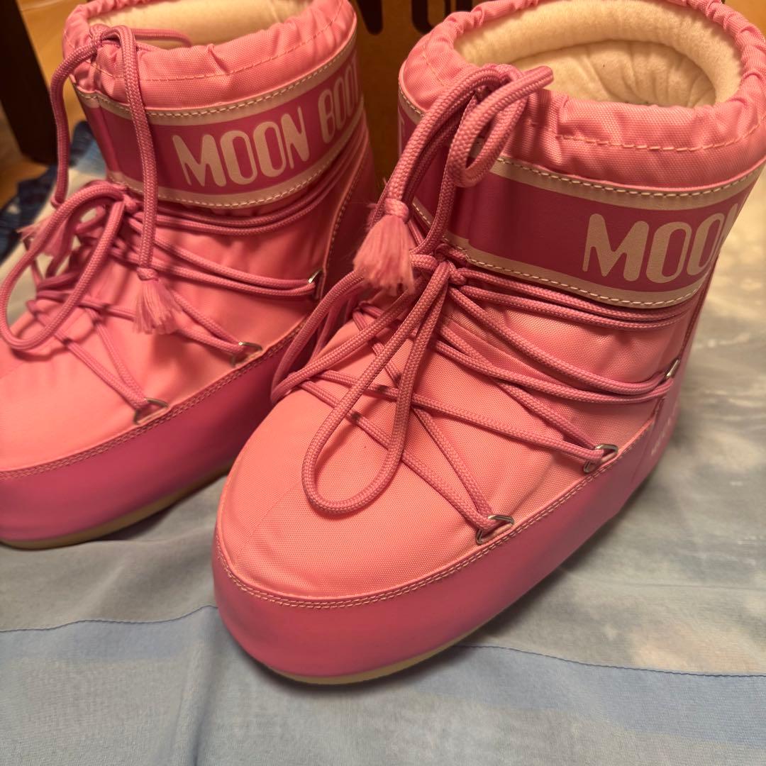 MOON BOOT ピンク スノーブーツ
