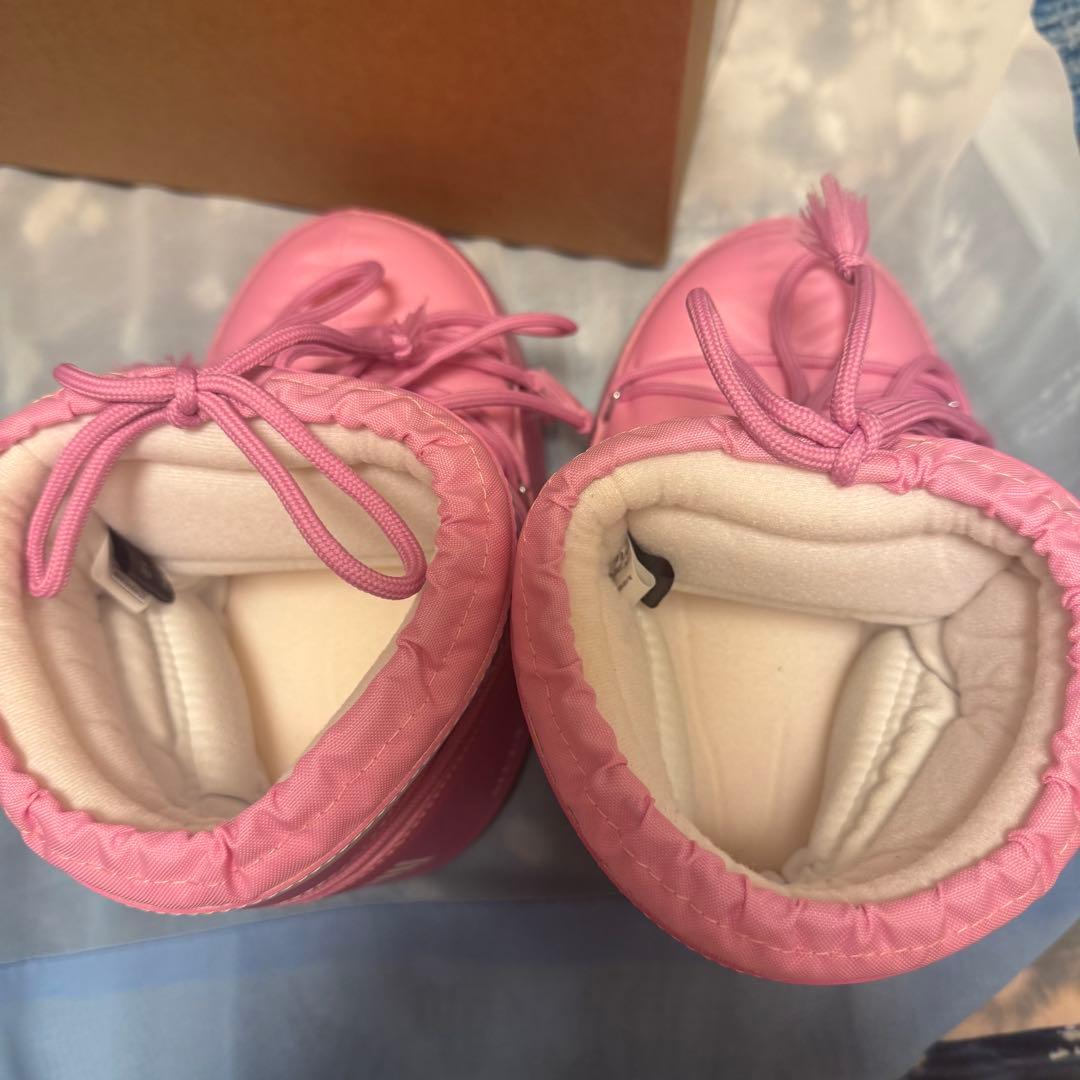 MOON BOOT ピンク スノーブーツ