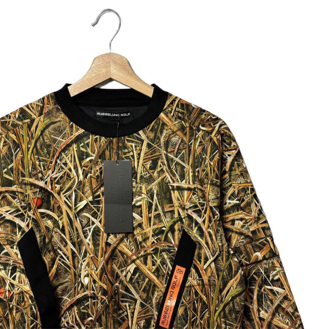 ラッセルノ 2WAY プルオーバー ブルゾン パンツ カモ セットアップ 上下L