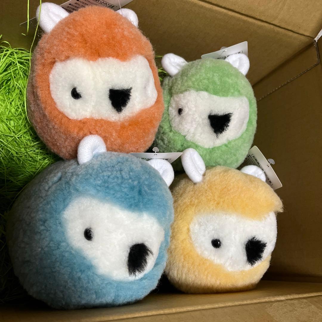 カラフルめーちゃん　黄、緑2匹