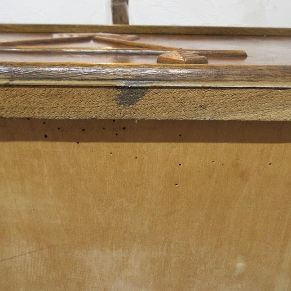 イギリス アンティーク 家具 ブランケットボックス コファ 英国 6886d