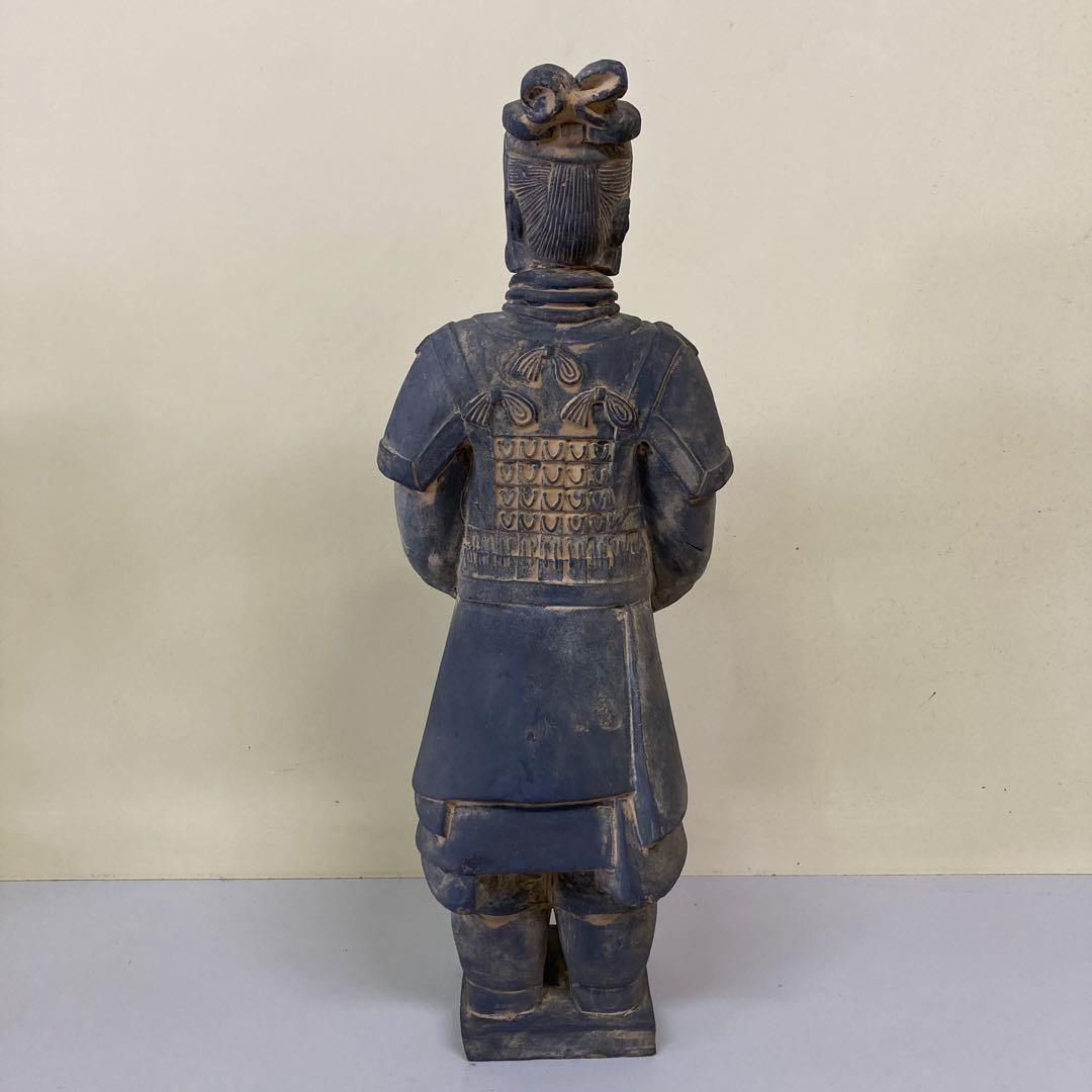 E4 兵馬俑 置物 オブジェ 始皇帝 始皇帝陵 秦の始皇帝 将軍 武官 中国骨董
