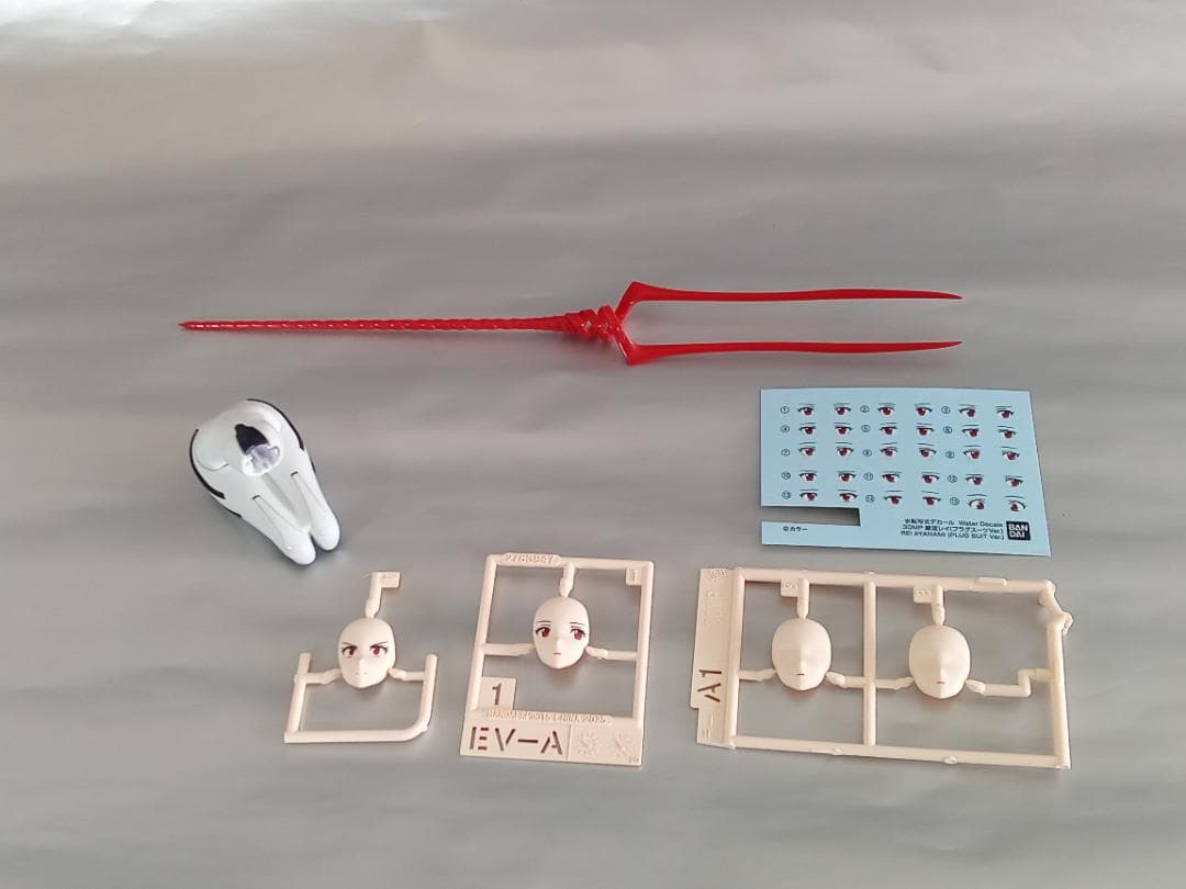 30MP 綾波レイ(プラグスーツVer.) 全塗装完成品　アクションベース付き