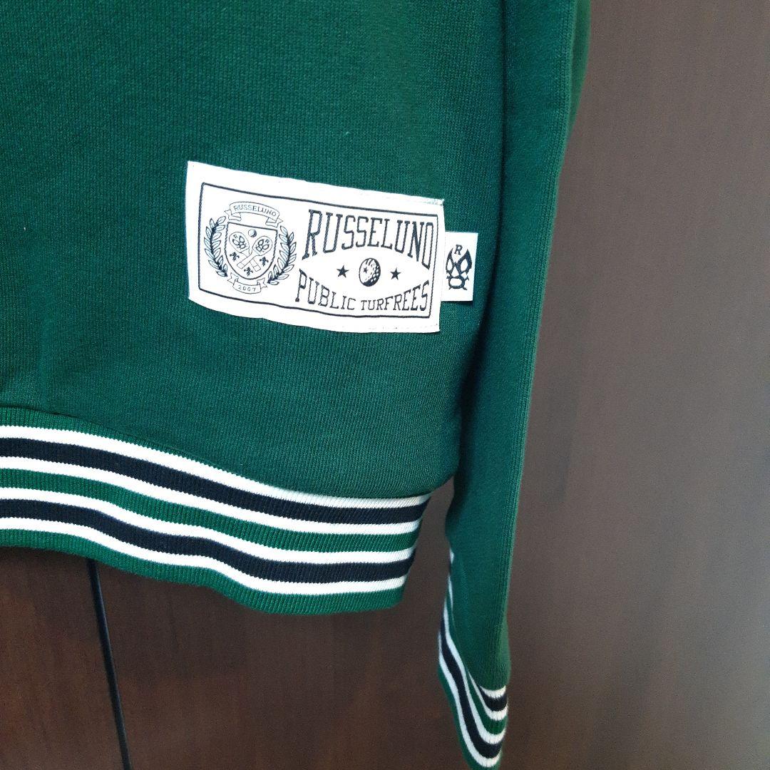 新品　ラッセルノ　Russeluno 刺繍ロゴパーカー　メンズゴルフ