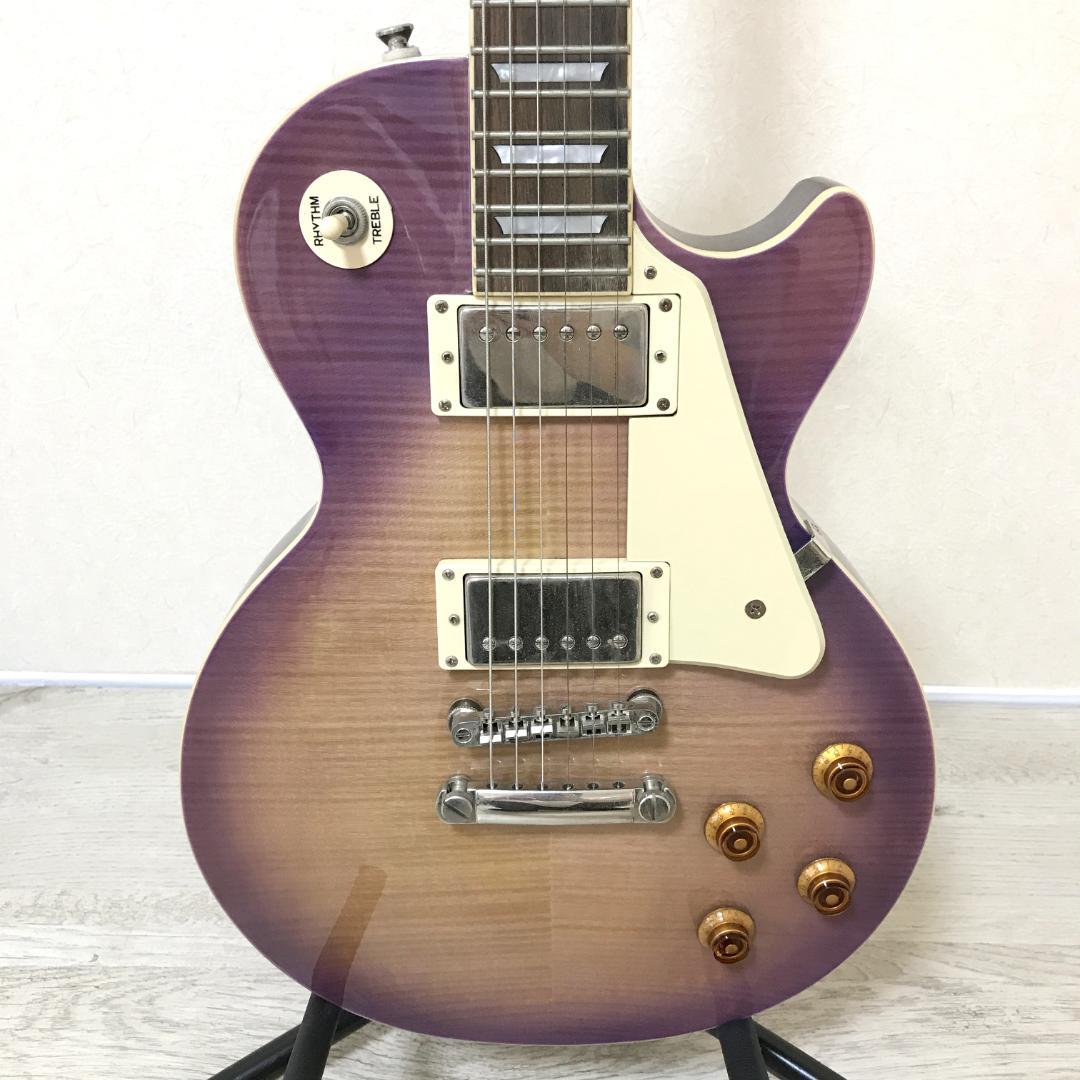 【美品】Epiphone レスポール STANDARD PRO エレキギター 紫