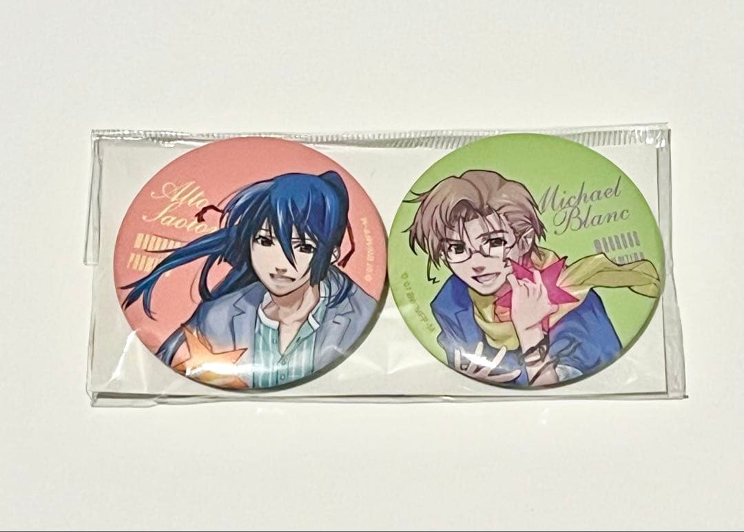 【即決可】 マクロス なつかし画廊 アルト ミシェル 缶バッジ オシャレマクロス