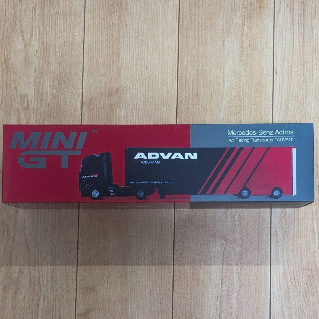 MINIGT メルセデスベンツ アクトロス トランスポーター ADVAN 新品