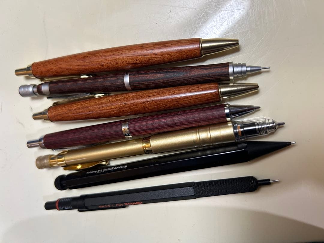 PF-05L、カヴェコスペシャル、レグノ、S20、ロットリング600デルガード