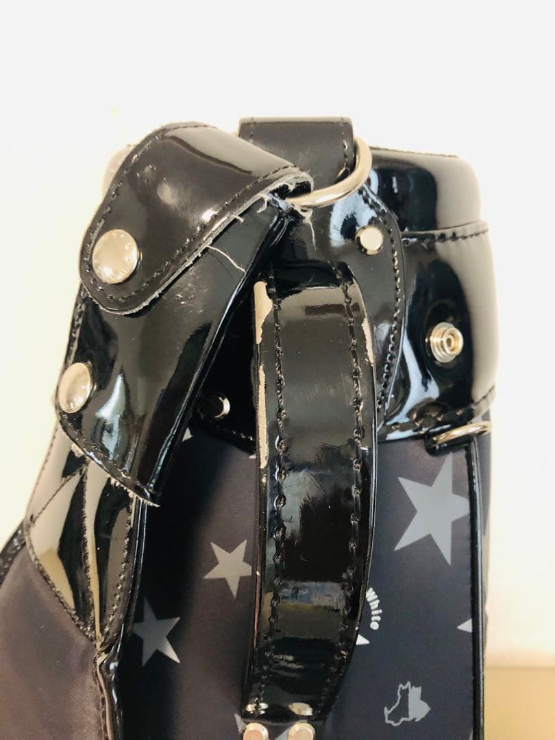 【送料込み】美品　廃盤人気　ブラックアンドホワイト　キャディバッグ