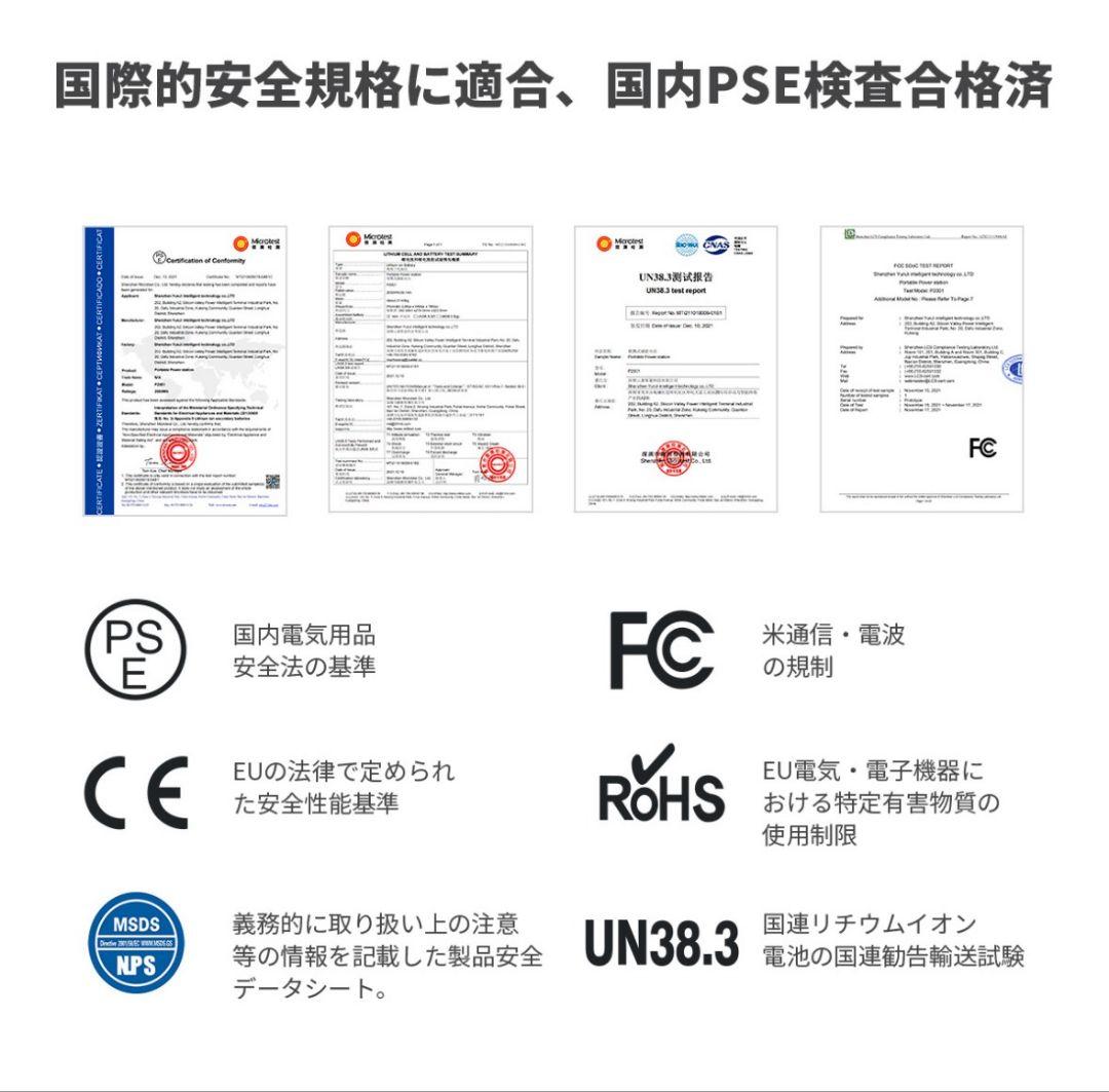 EENOUR P2001 ポータブル電源 2000Wh 2200W