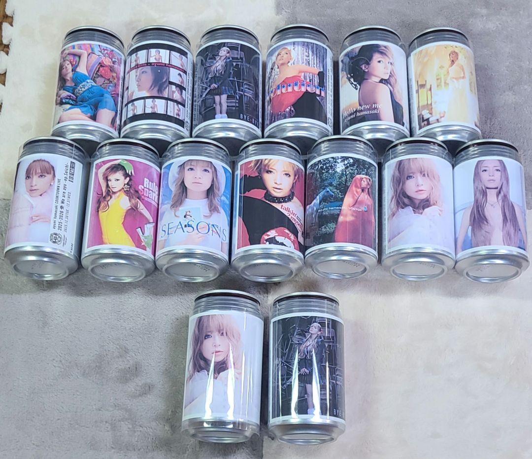 浜崎あゆみ オリジナルラベル缶 13種 コンプリートセット ayu缶 おまけ付